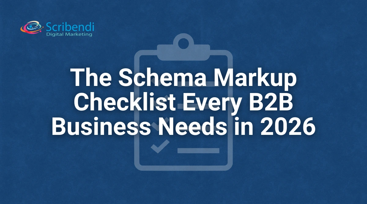 Schema markup checklist for B2B businesses
